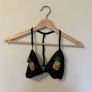 Pineapple Mesh Bralette